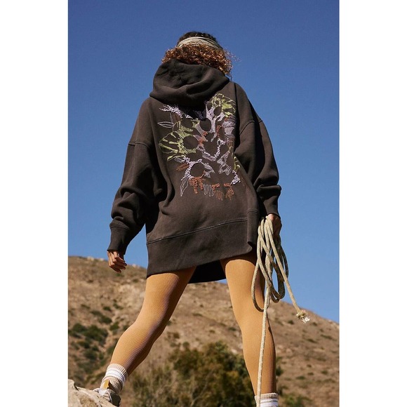 Free People Tops - New Free People At My Best Sweatshirt Hoodie Shadow Combo Hoodie